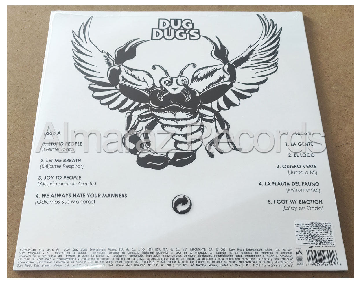 Dug Dug's El Loco Vinyl LP [Dorado]