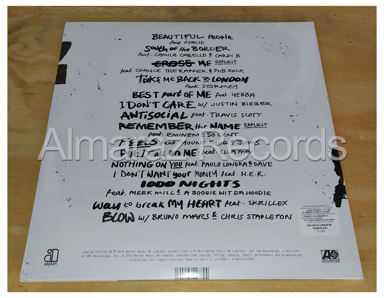 Ed Sheeran No 6 Collaborations Project Vinyl LP ed-sheeran-no-6-collaborations-project-vinyl-lp