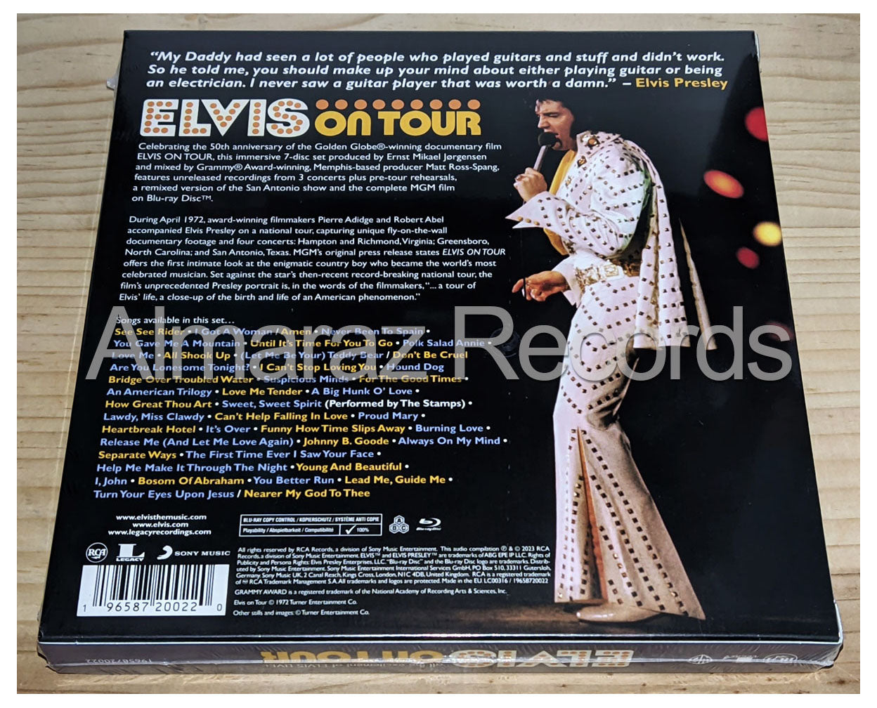 Elvis Presley Elvis On Tour 6CD+Blu-Ray Boxset