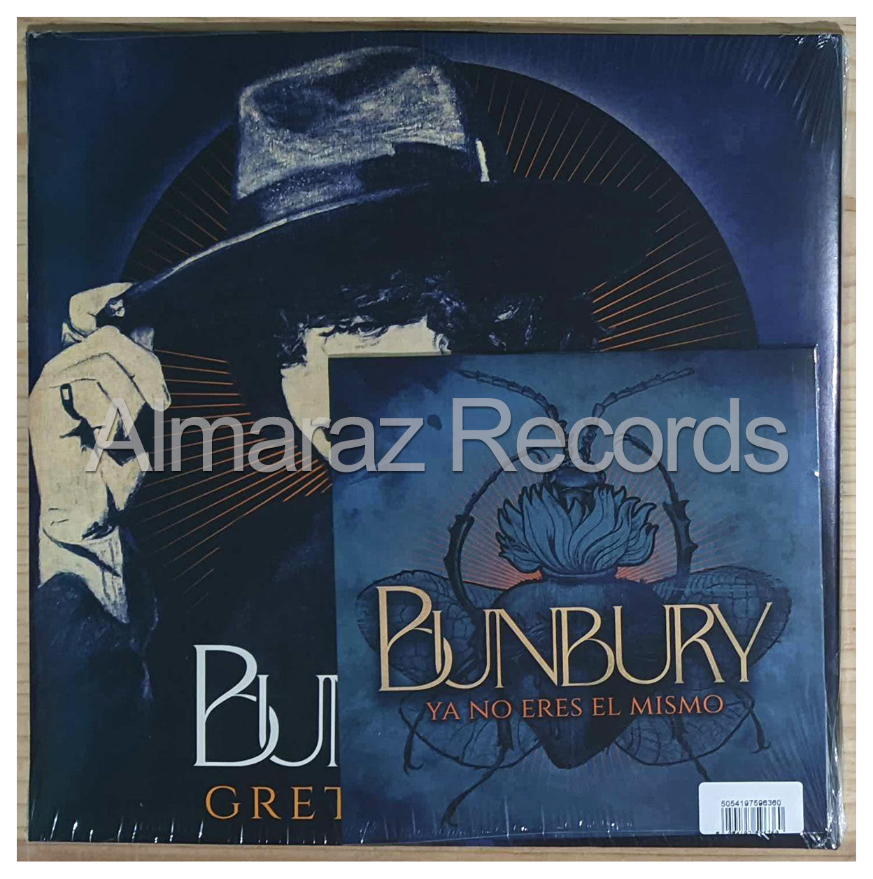 Enrique Bunbury Greta Garbo Clear Vinyl Lp + Single 7-inch