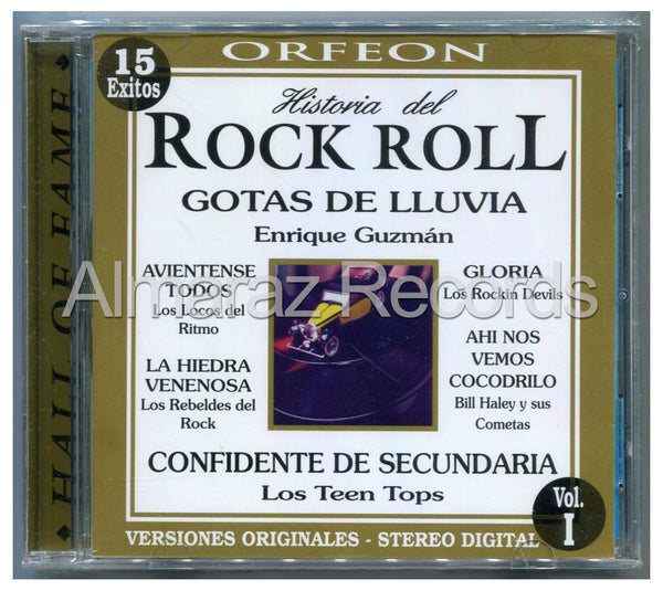 Enrique Guzman Historia Del Rock & Roll 15 Exitos CD