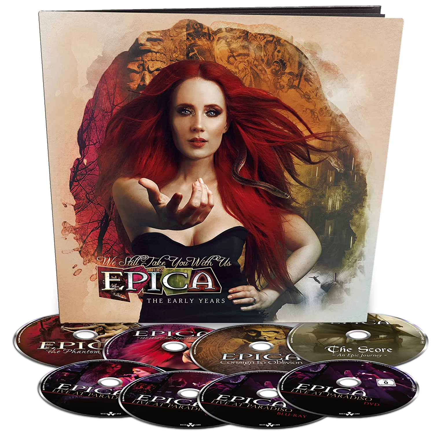 Epica We Still Take You With Us The Early Years Limited Earbook 6CD+DVD+Blu-Ray [Importado]