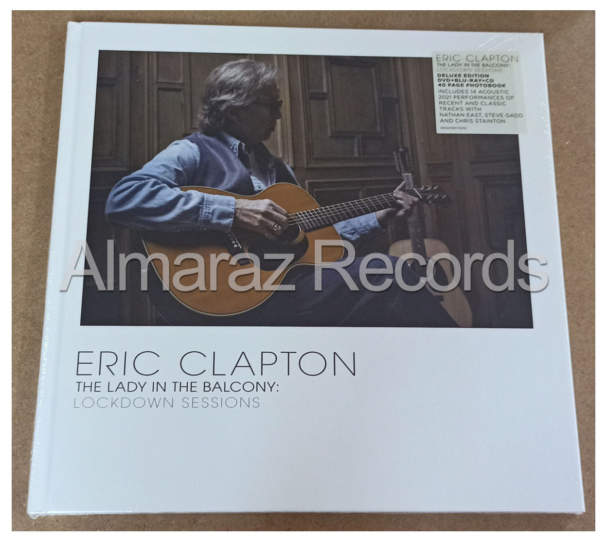 Eric Clapton The Lady In The Balcony Lockdown Sessions Deluxe CD+DVD+Blu-Ray+Photobook [Importado]