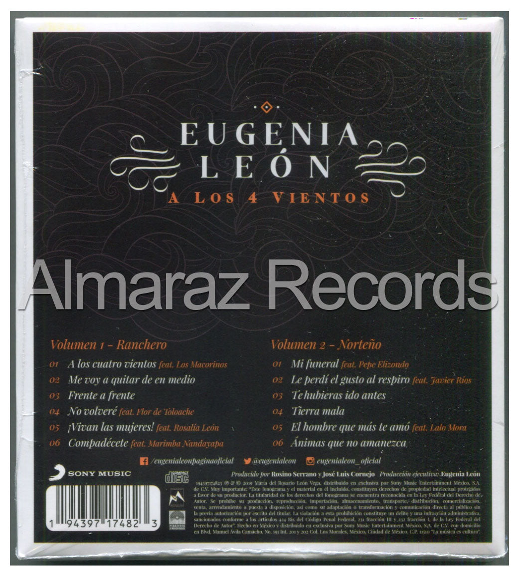 Eugenia Leon A Los 4 Vientos Edicion Especial 2CD