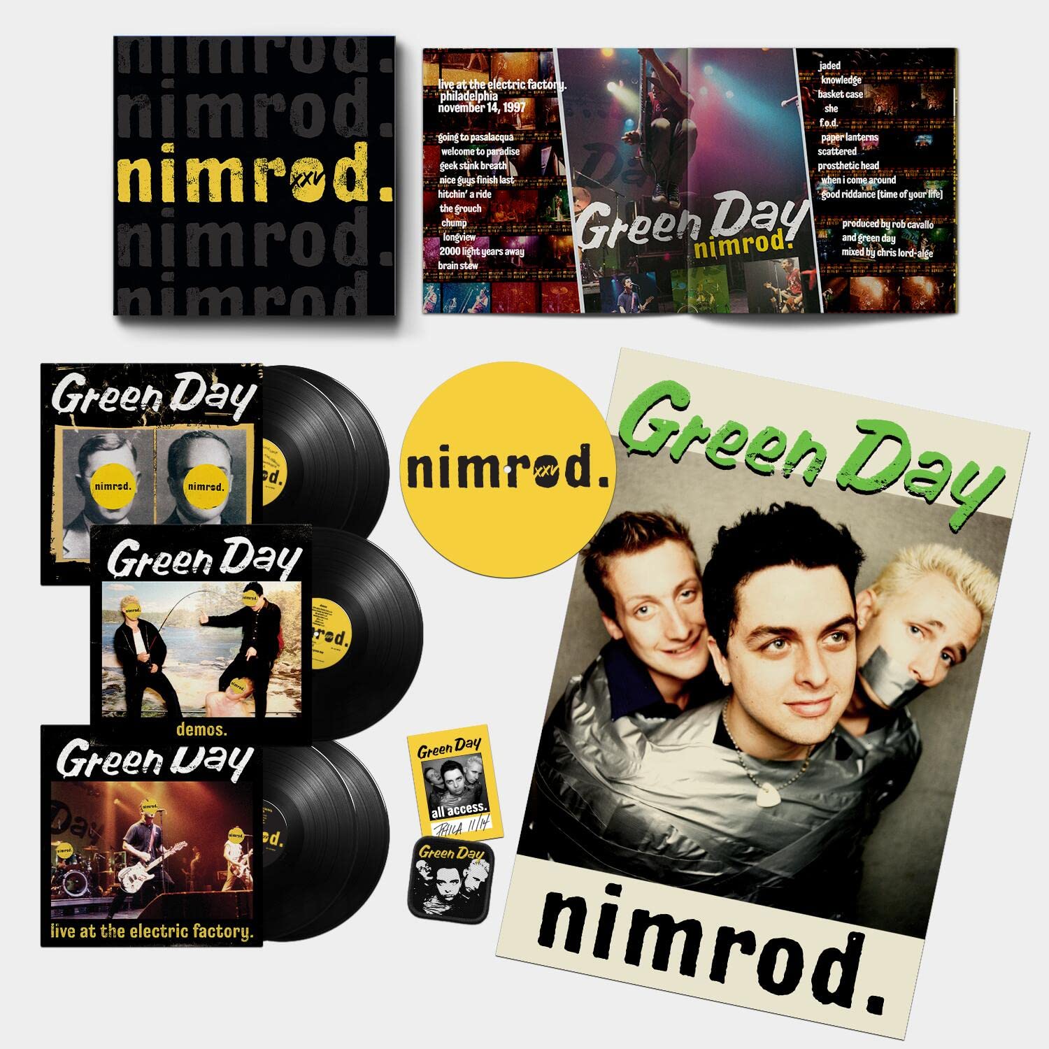 Green Day Nimrod 25th Anniversary Vinyl LP Boxset