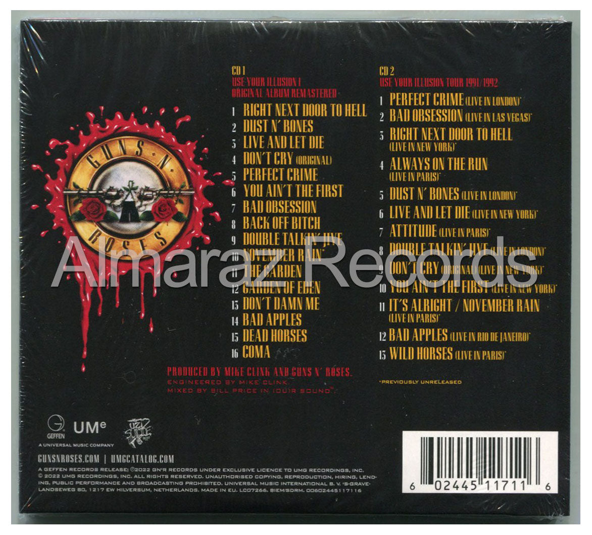Guns N' Roses Use Your Illusion I Deluxe 2CD [2022][Importado]