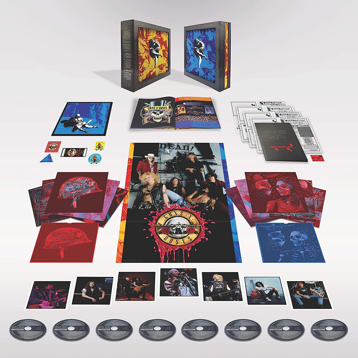 Guns N' Roses Use Your Illusion I & II Super Deluxe CD+Blu-Ray Boxset