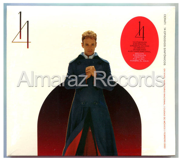 Gustavo Cerati 14 Episodios Sinfonicos En Vivo Auditorio Nacional Mexico 2002 CD