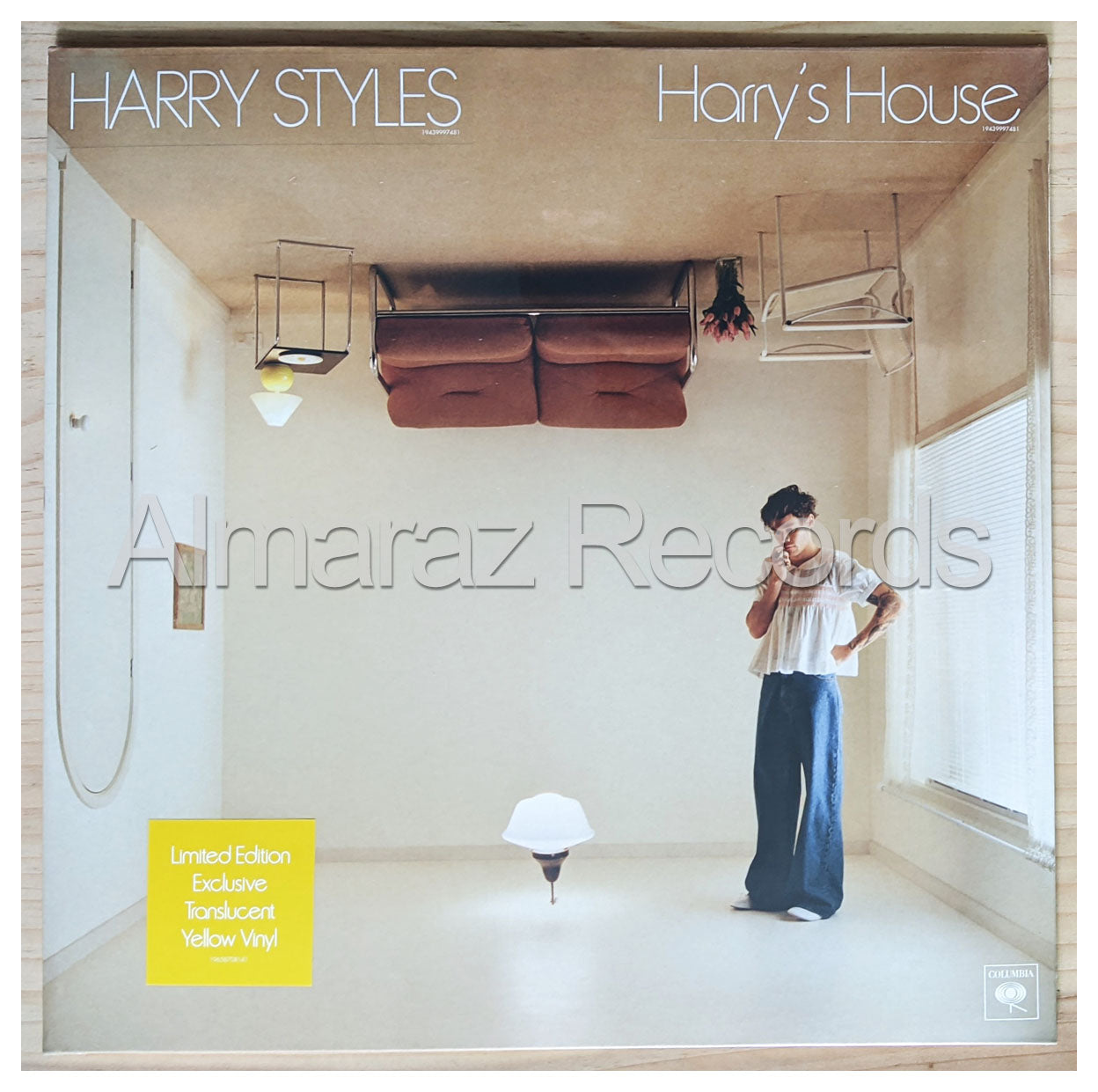 Harry Styles Harry's House Translucent Yellow Vinyl LP
