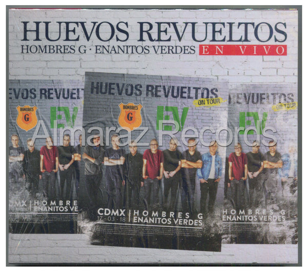 Hombres G & Enanitos Verdes Huevos Revueltos En Vivo 2CD+DVD