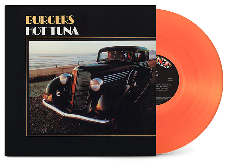 Hot Tuna Burgers 50th Anniversary Transparent Neon Orange Vinyl LP