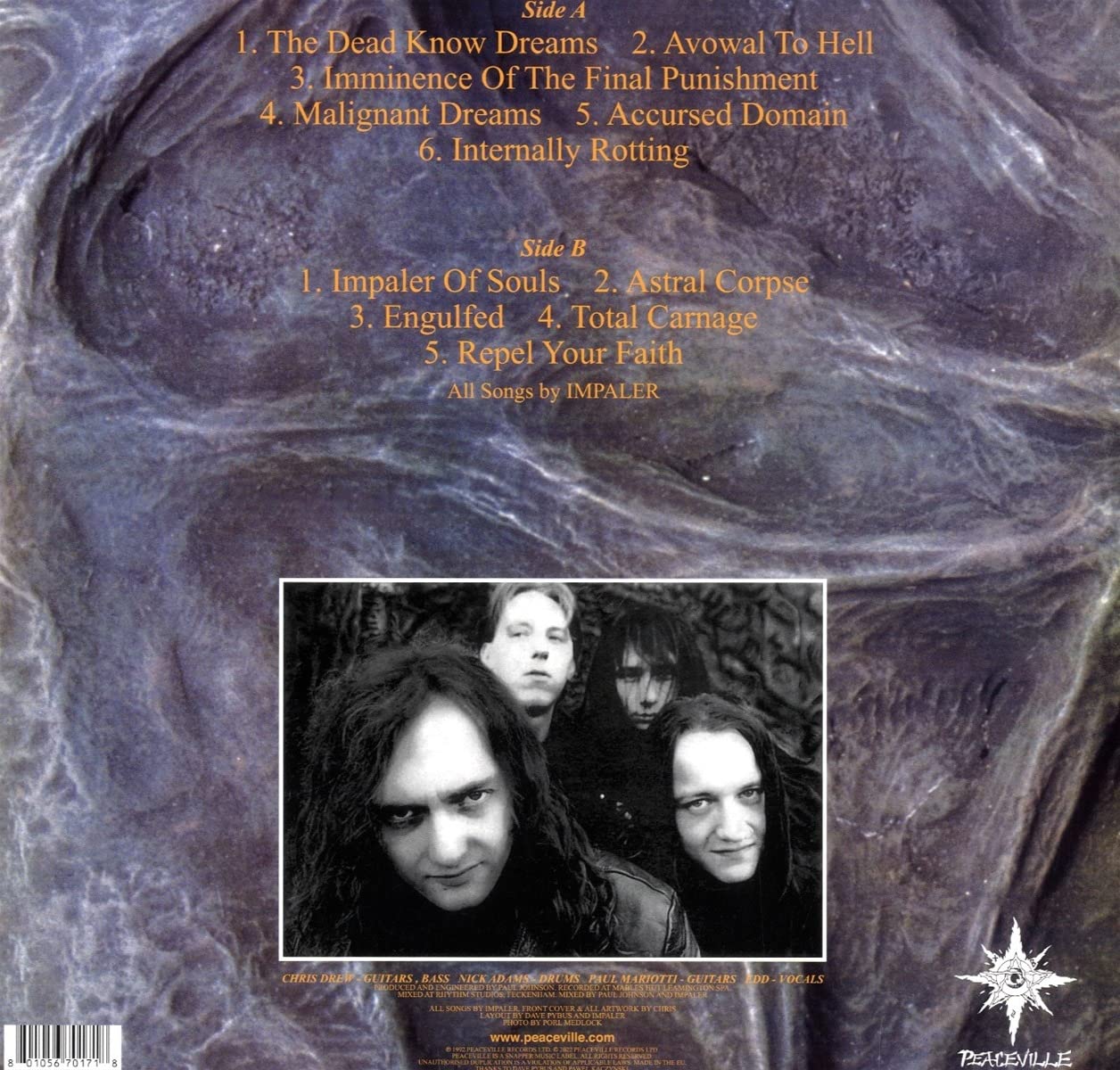 Impaler Charnel Deity Vinyl LP