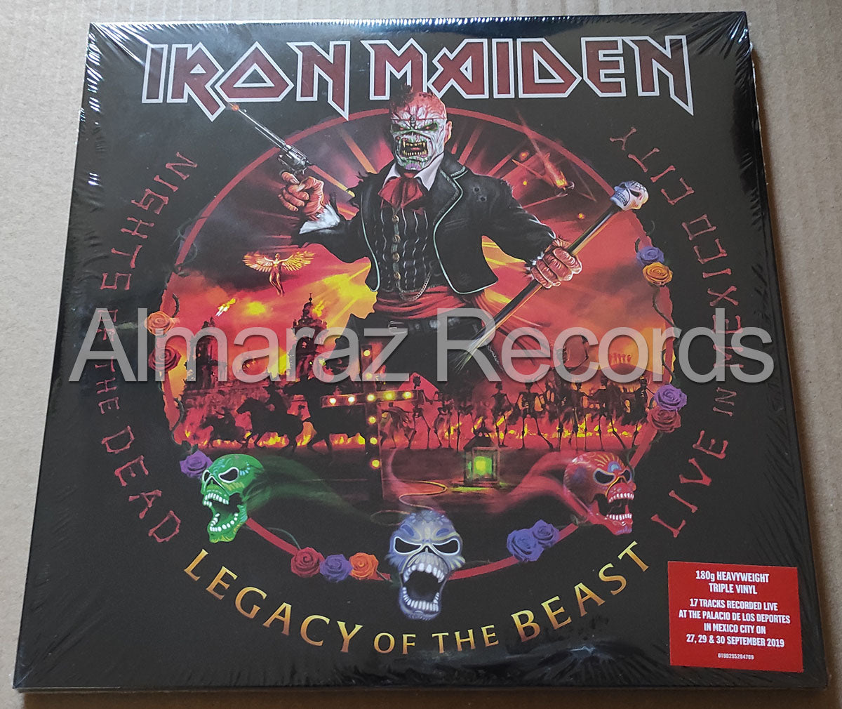 Iron Maiden Nights Of Dead Legacy Of Beast Live In Mexico Vinyl LP