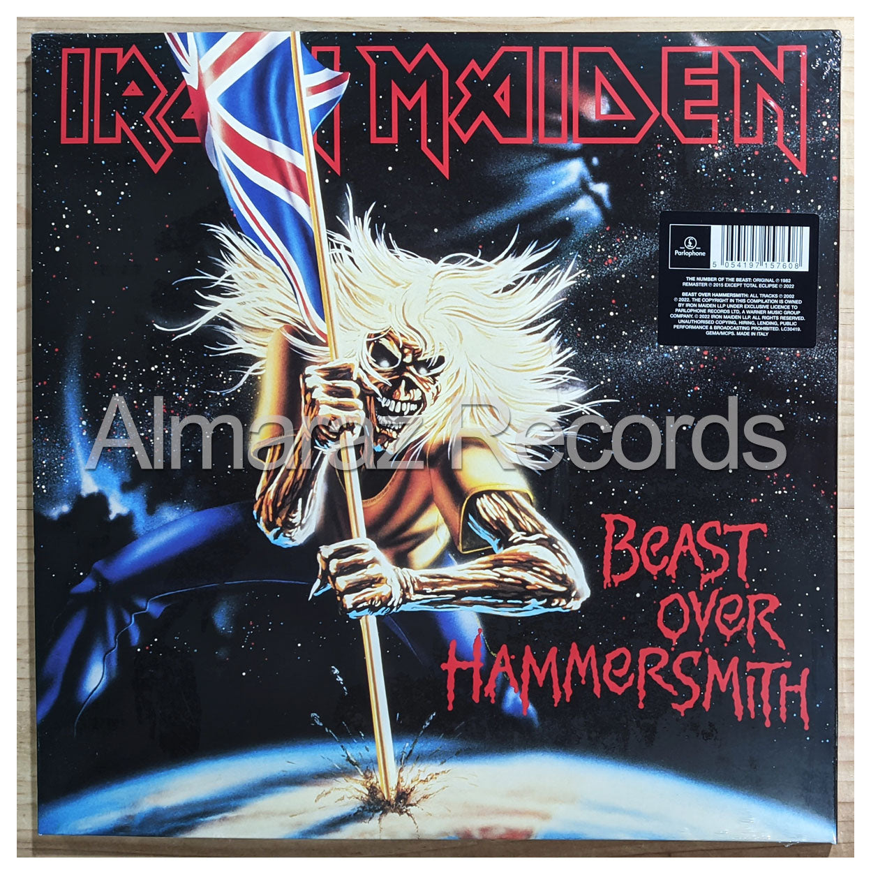 Iron Maiden The Number Of The Beast + Beast Over Hammersmith Vinyl LP