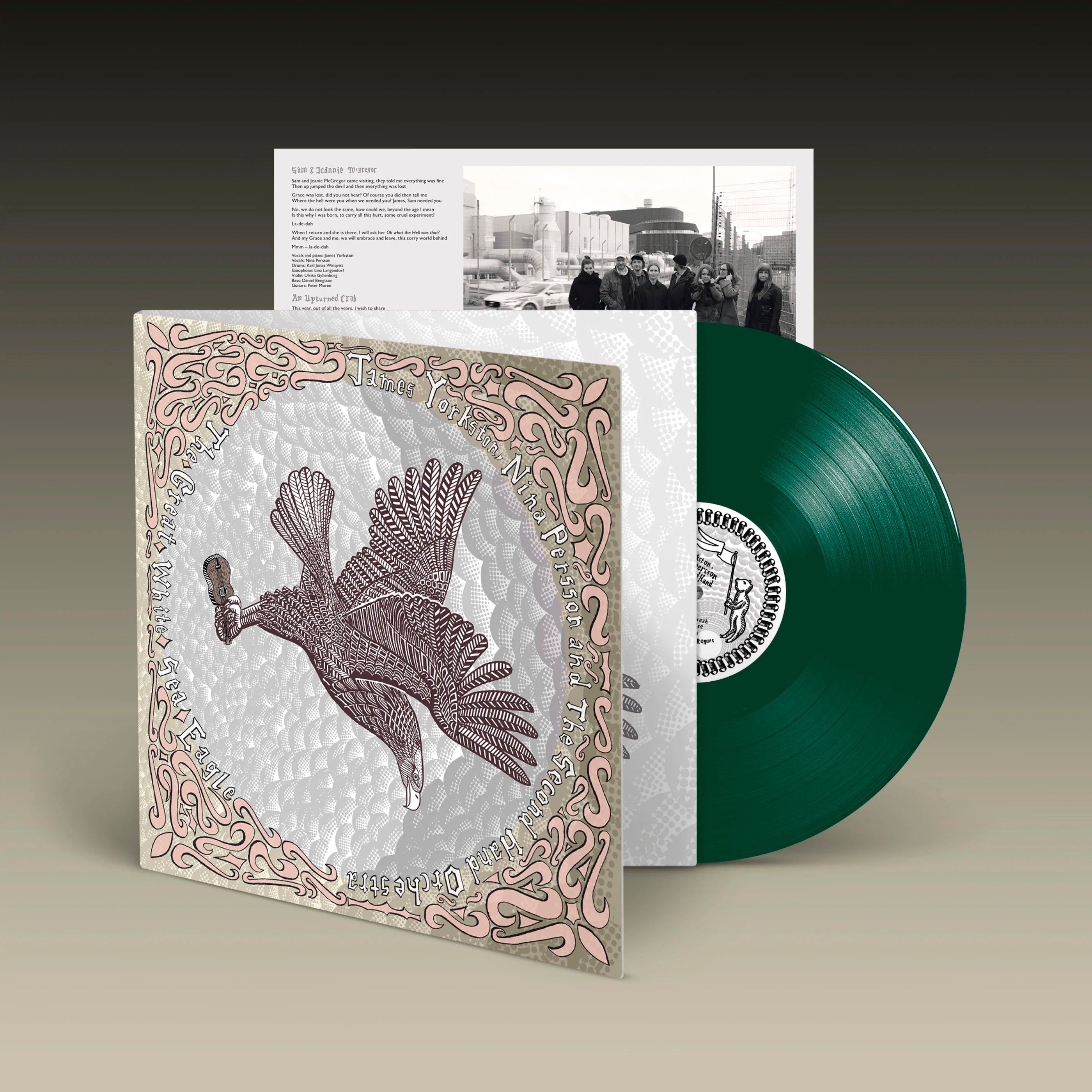 James Yorkston Nina Persson The Second Hand Orchestra The Great White Sea Eagle Green Vinyl LP