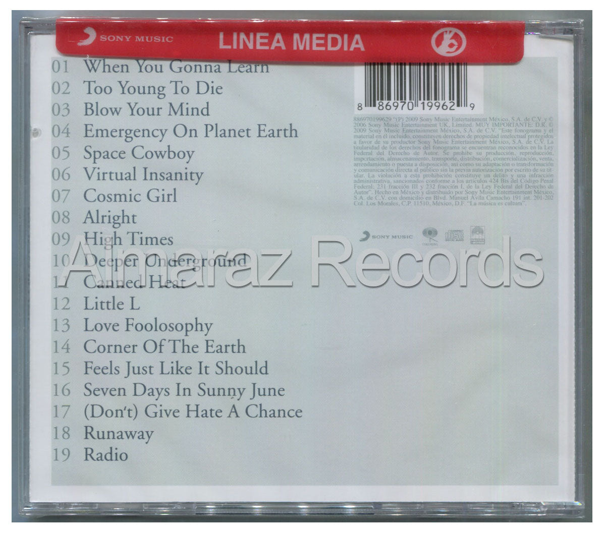 Jamiroquai High Times Singles 1992-2006 CD - Almaraz Records | Tienda de Discos y Películas
 - 2