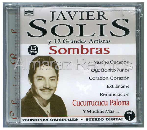 Javier Solis Y 12 Artistas Sombras 15 Exitos CD