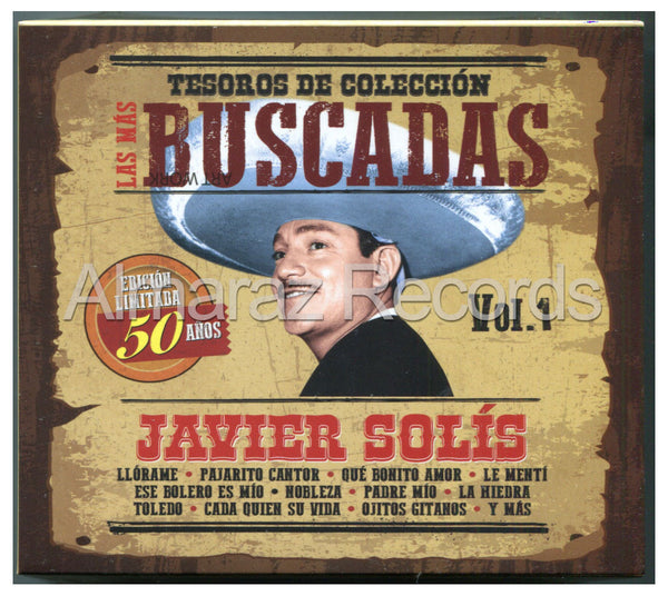 Javier Solis Tesoros De Coleccion Las Mas Buscadas Vol. 1 3CD