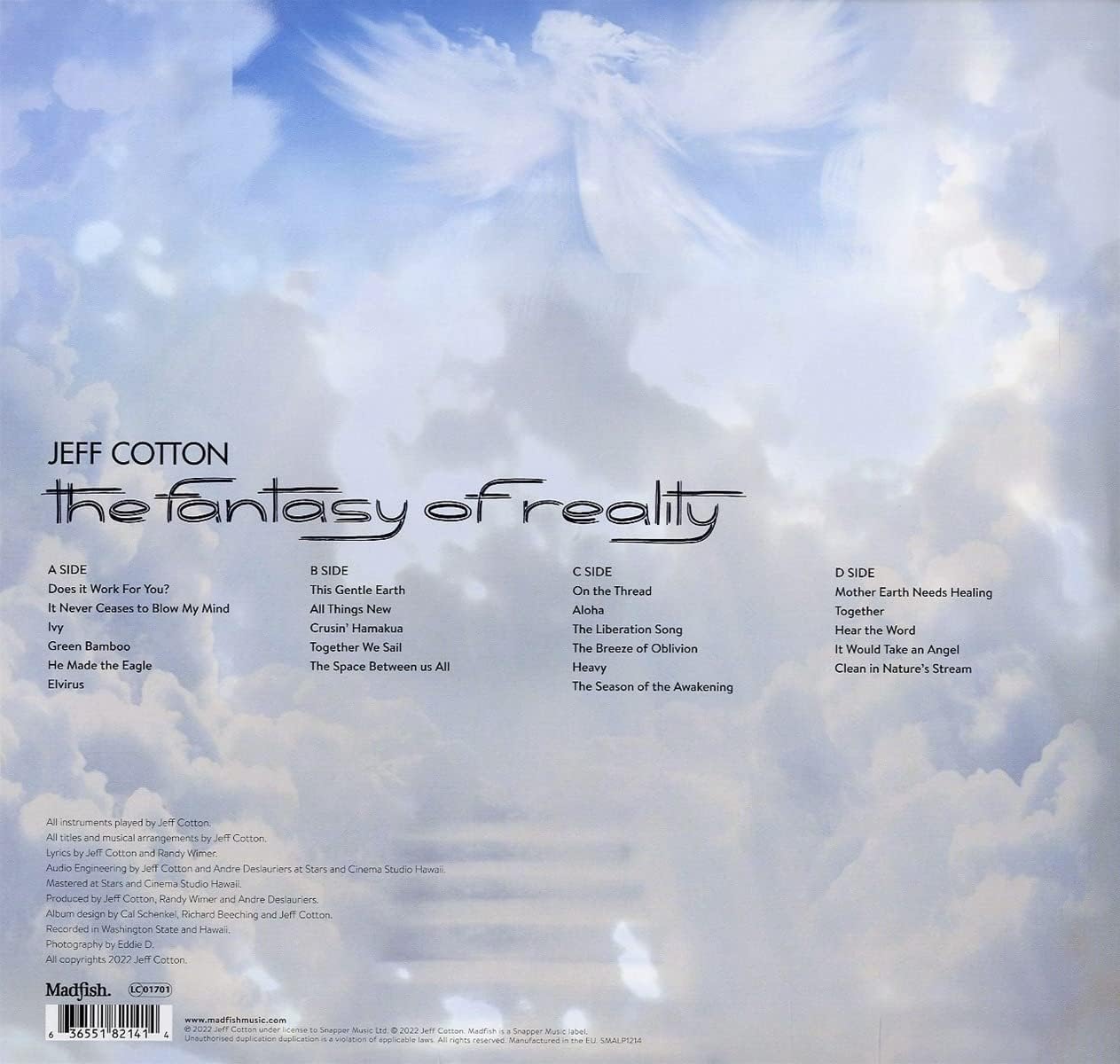 Jeff Cotton The Fantasy Of Reality Vinyl LP