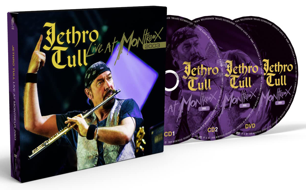Jethro Tull Live At Montreux 2003 2CD+DVD [Importado]