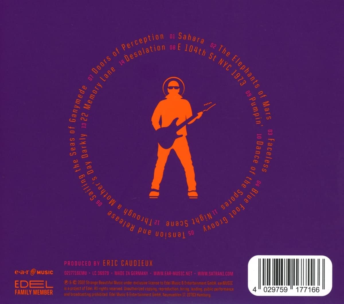 Joe Satriani The Elephants Of Mars Limited CD [Importado]