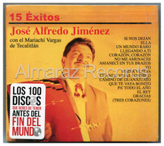 Jose Alfredo Jimenez 15 Exitos CD (2012 Digipak) - Almaraz Records | Tienda de Discos y Películas
 - 1