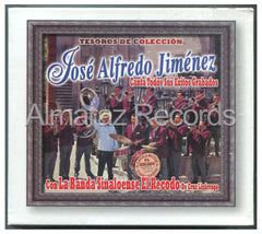Jose Alfredo Jimenez Tesoros De Coleccion Canta Todos Sus Exitos Grabados Con La Banda Sinaloense El Recodo 3CD