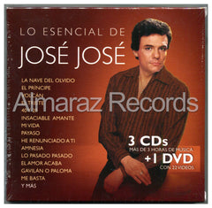 Jose Jose Lo Esencial De Jose Jose 3CD+DVD - Almaraz Records | Tienda de Discos y Películas
 - 1
