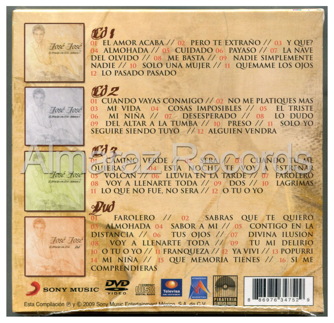 Jose Jose Lo Esencial Del Principe Con Trio 3CD+DVD - Almaraz Records | Tienda de Discos y Películas
 - 2