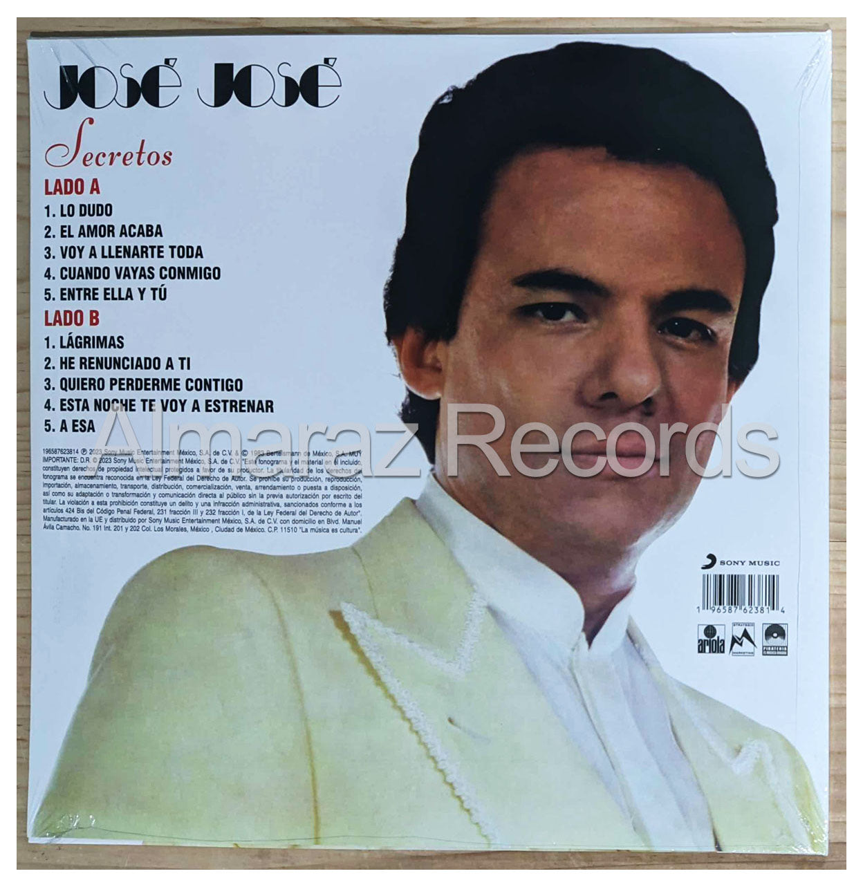 Jose Jose Secretos Vinyl LP [Rojo][2023]