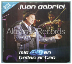 Juan Gabriel Mis 40 En Bellas Artes 2CD+DVD - Almaraz Records | Tienda de Discos y Películas
 - 1