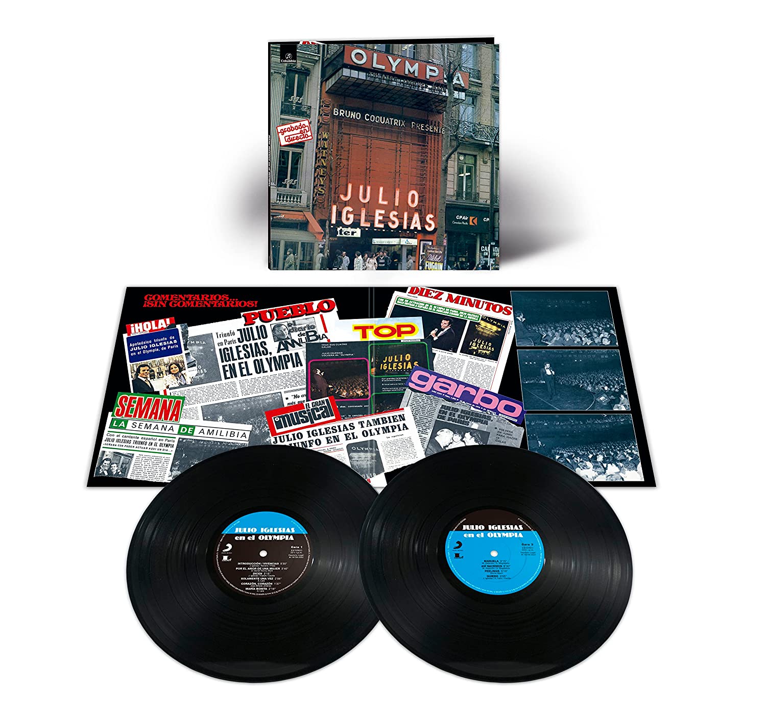 Julio Iglesias En El Olympia En Directo Vinyl LP