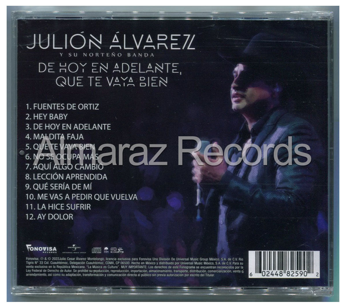 Julion Alvarez De Hoy En Adelante Que Te Vaya Bien CD