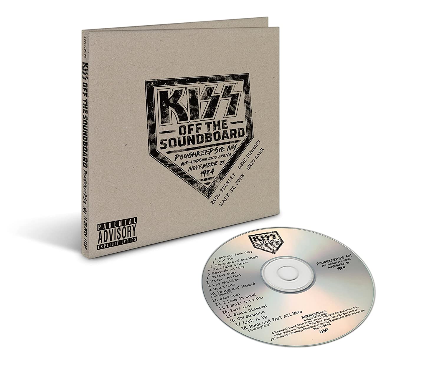 KISS Off The Soundboard Poughkeepsie NY 1984 CD [Importado]