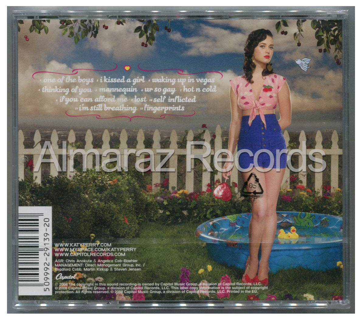 Katy Perry One Of The Boys CD