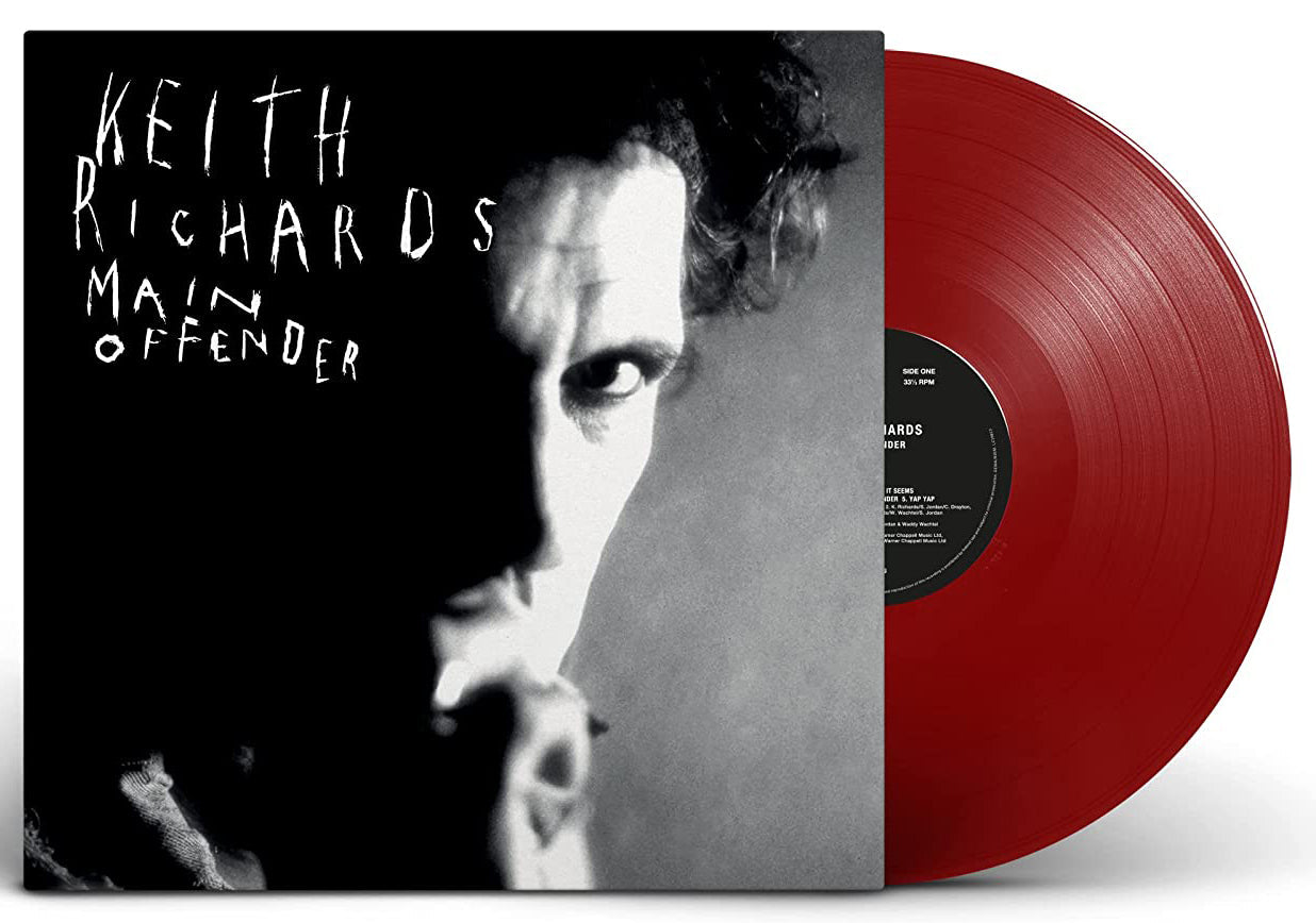 Keith Richards Main Offender Limited Red Vinyl LP