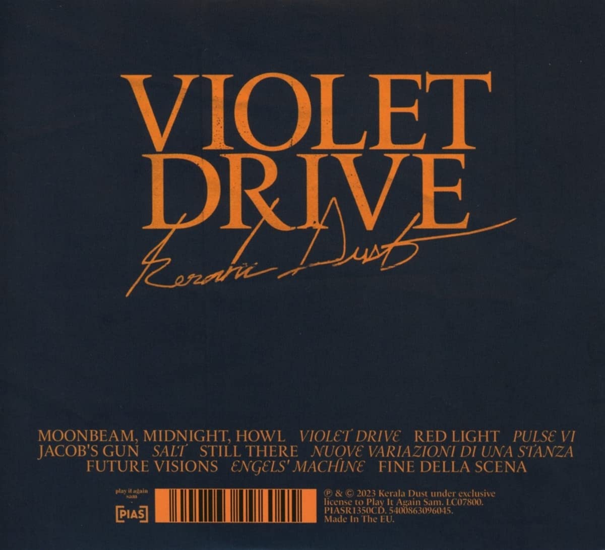 Kerala Dust Violet Drive CD [Importado]