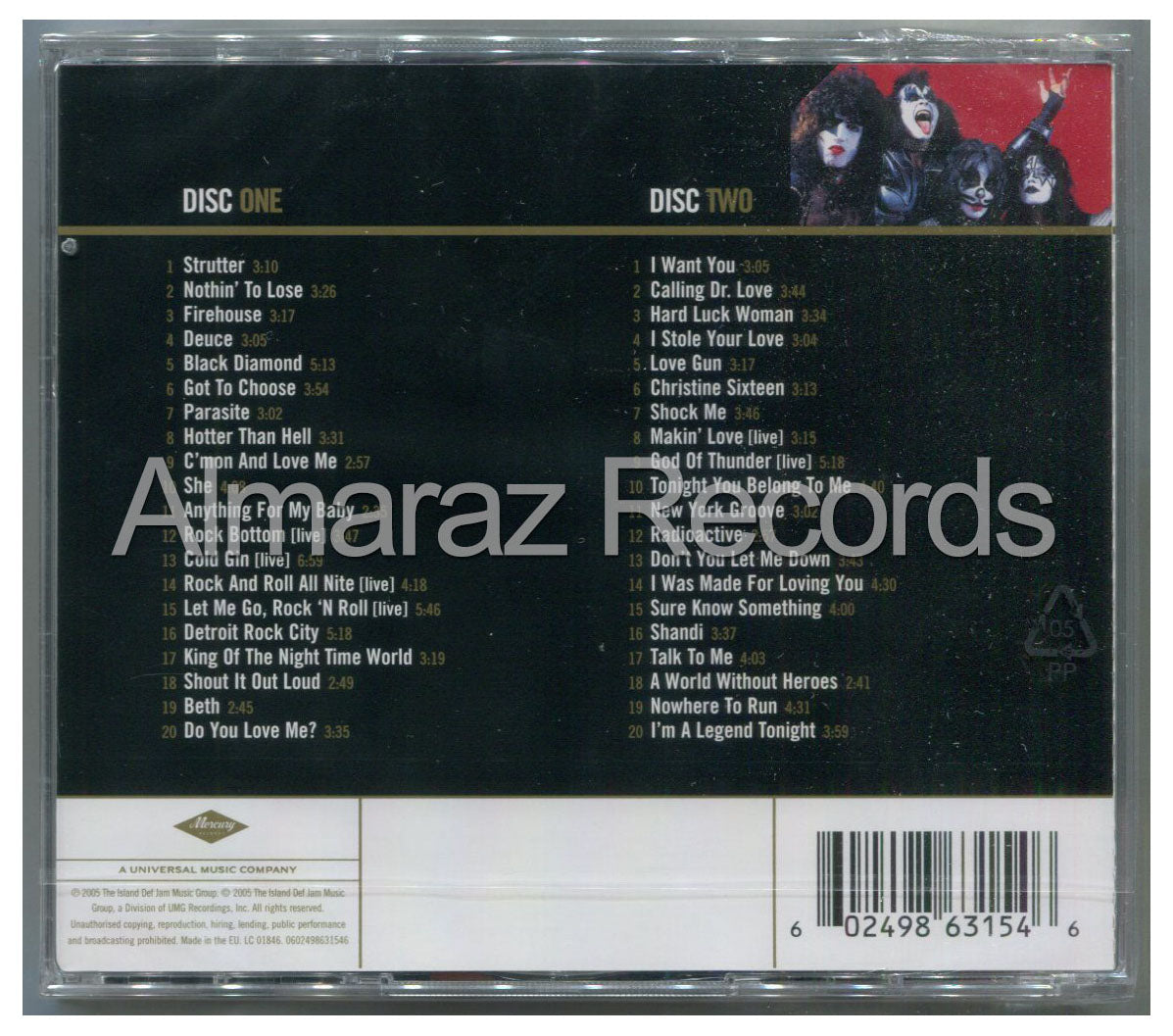 Kiss Gold 2CD [Importado]