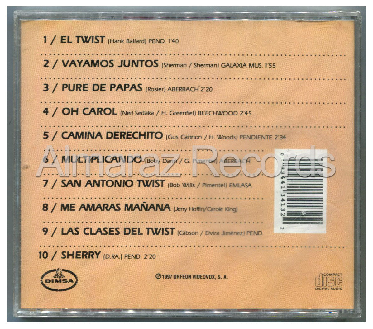 Las Hermanas Jimenez Epoca de Oro Del Twist CD