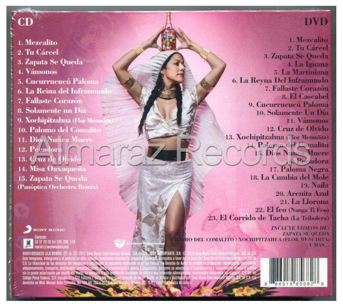 Lila Downs Pecados Y Milagros Edicion Especial CD+DVD