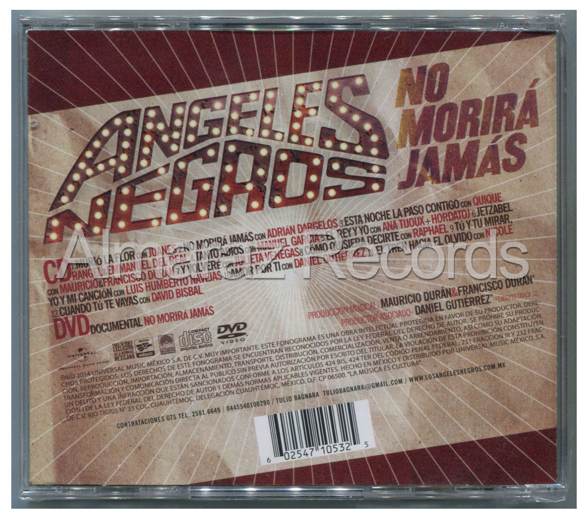 Los Angeles Negros No Morira Jamas CD+DVD - Almaraz Records | Tienda de Discos y Películas
 - 2