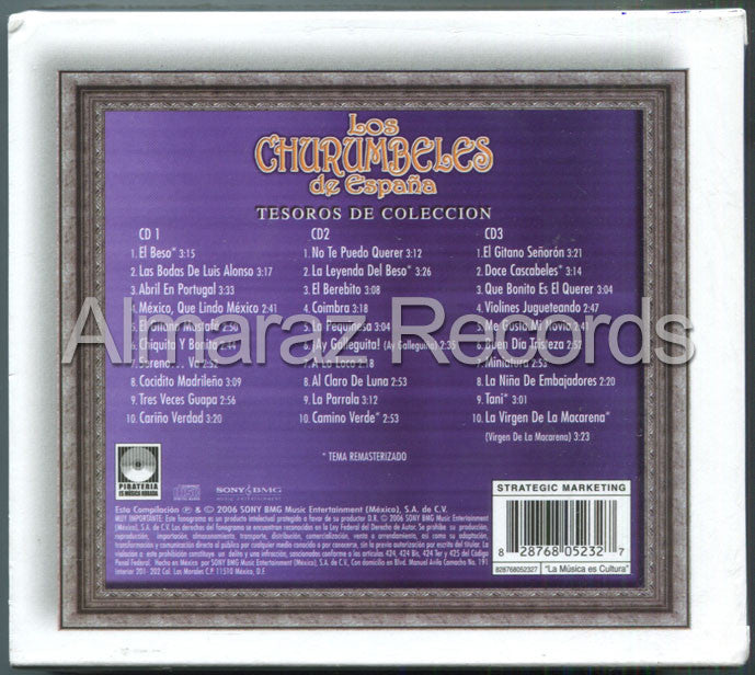 Los Churumbeles De España Tesoros De Coleccion 3CD
