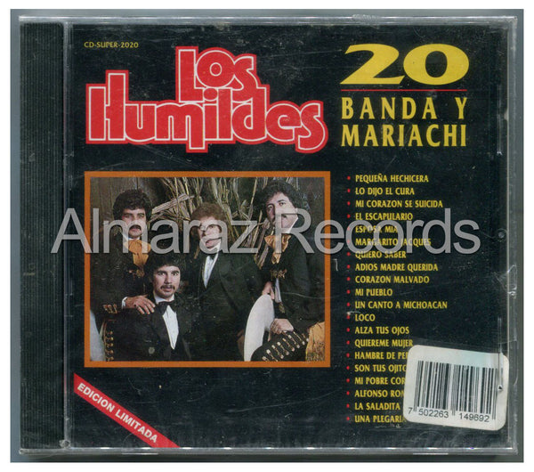 Los Humildes 20 Exitos Banda Y Mariachi CD