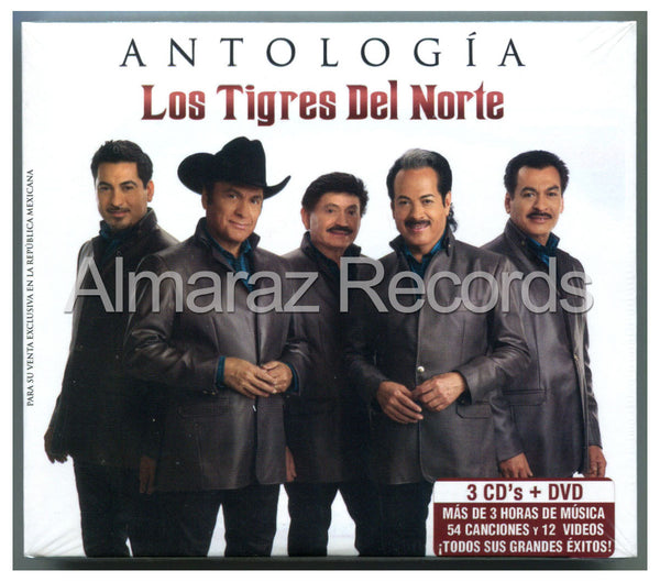 Los Tigres Del Norte Antologia 3CD+DVD