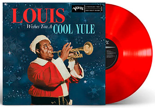 Louis Armstrong Louis Wishes You A Cool Yule Limited Red Vinyl LP