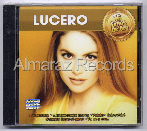 Lucero 16 Exitos De Oro CD - Almaraz Records | Tienda de Discos y Películas
 - 1