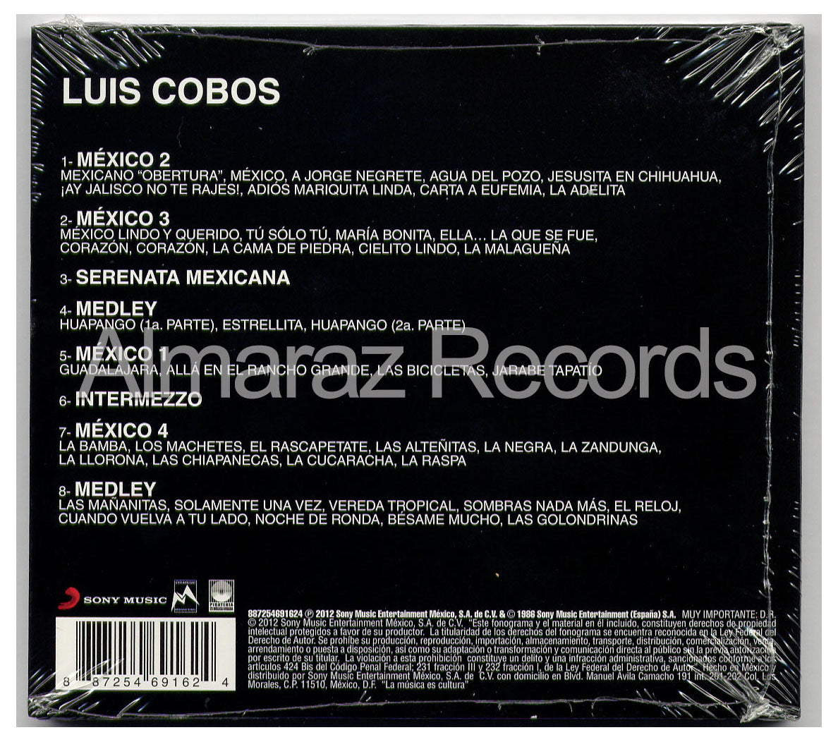 Luis Cobos Mexicano CD (2012 Digipak) - Almaraz Records | Tienda de Discos y Películas
 - 2