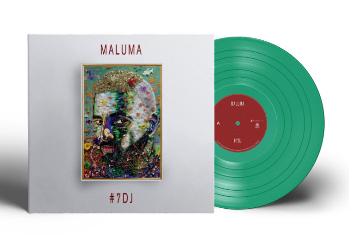 Maluma #7DJ 7 Dias En Jamaica Limited Turquoise Vinyl LP