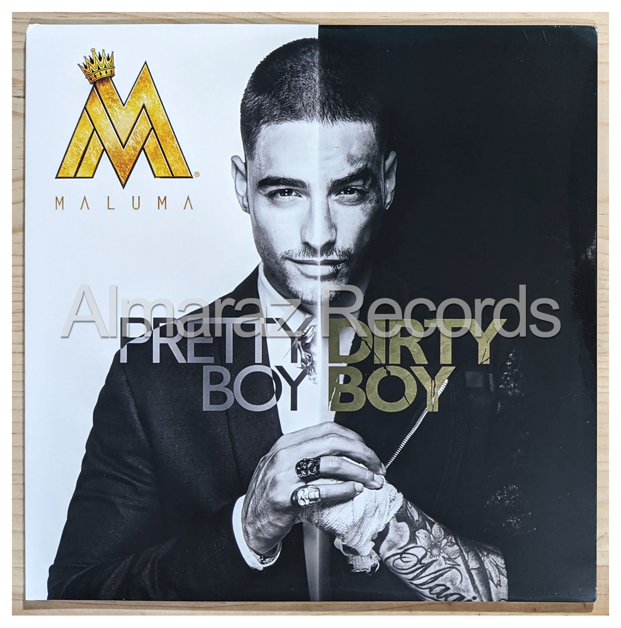 Maluma Pretty Boy Dirty Boy Limited Black/White Vinyl LP
