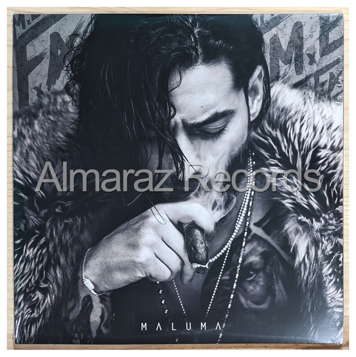 Maluma F.A.M.E. Limited Gold Vinyl LP